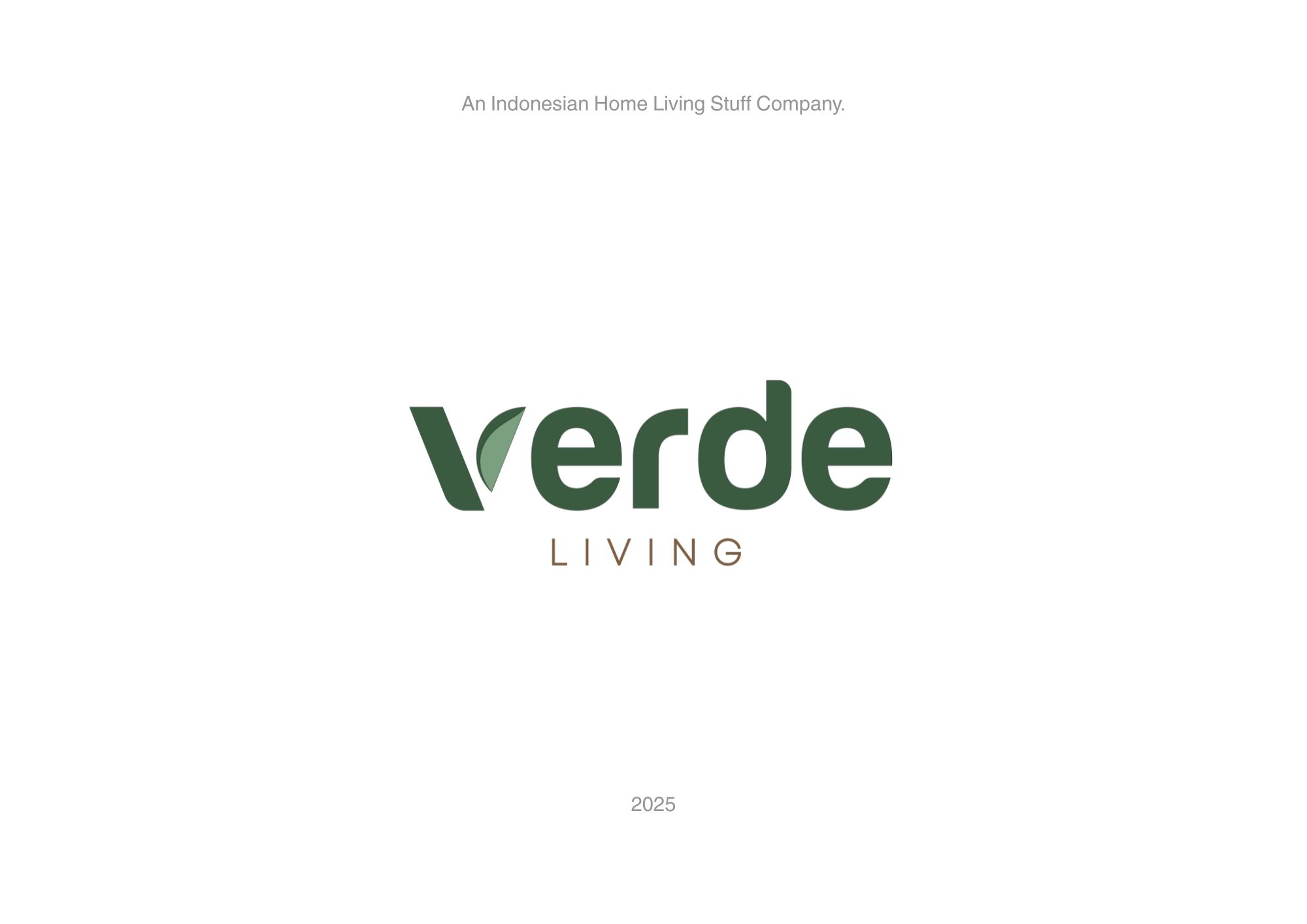 Desain Logo Verde Living — Brand Home Living Natural Indonesia oleh Muhammad Rizky Liosanda