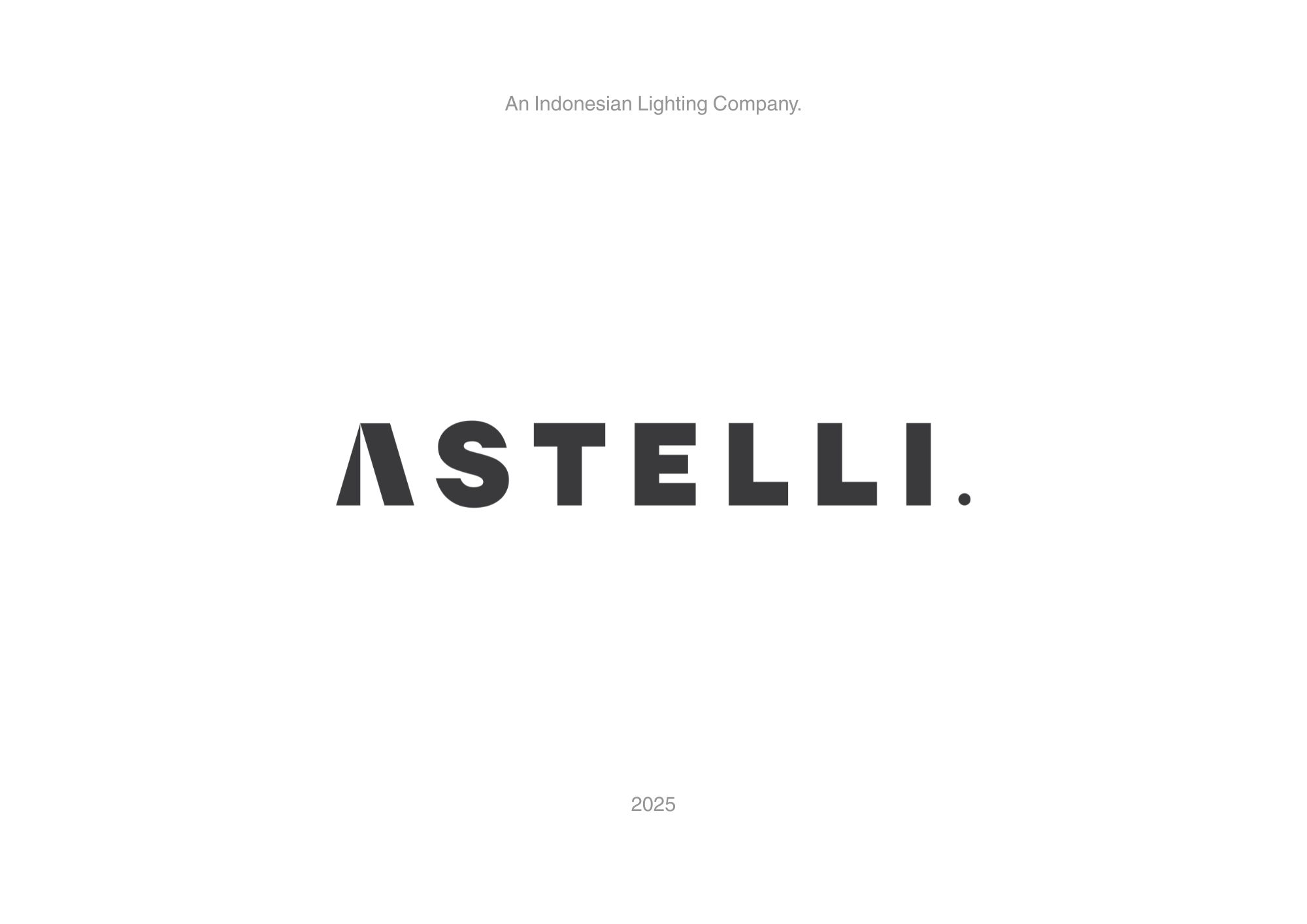 Desain Logo Astelli Lighting — Architectural Lighting Company oleh Muhammad Rizky Liosanda